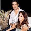Urmila Matondkar with Husband